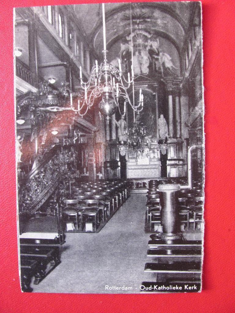 Rotterdam, interieur oud-katholieke kerk, Ophalen of Verzenden, 1920 tot 1940, Zuid-Holland