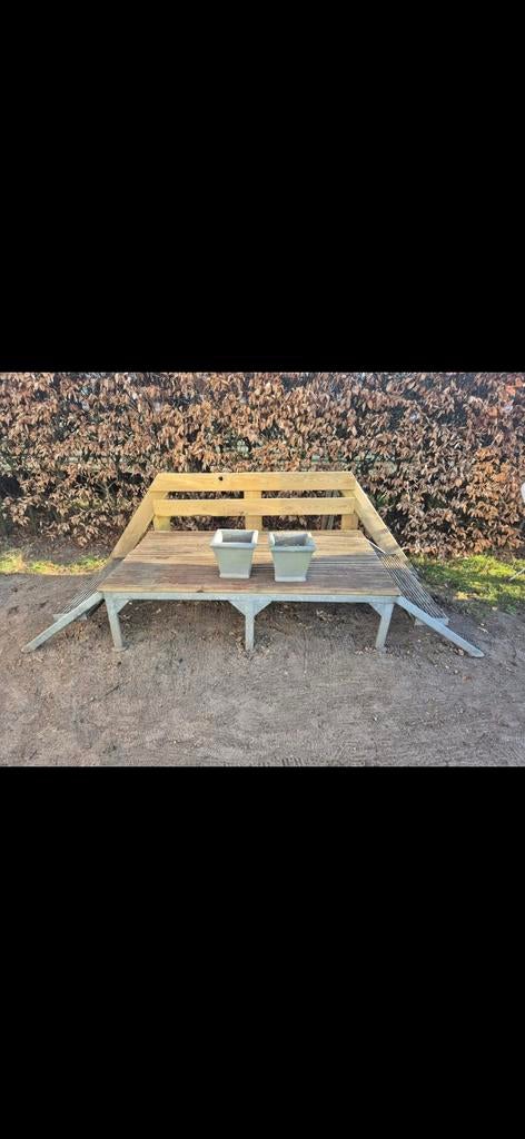 Stevige opstap trap voor stacaravan of chalet, Caravans en Kamperen, Ophalen of Verzenden