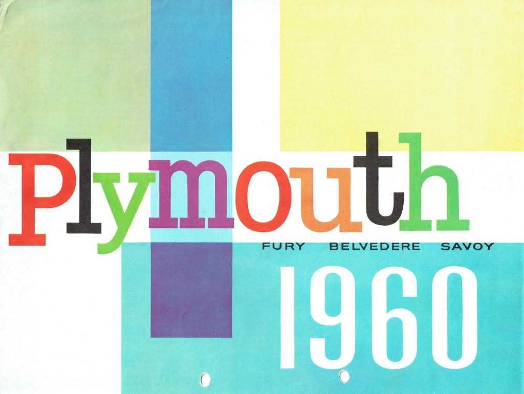 Folder Plymouth Fury, Belvedere & Savoy (Franstalig - 1960), Verzenden, Gelezen, Overige merken