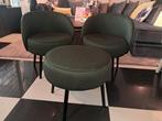 Twee stoeltjes met poef VAN €595 VOOR €225, Ophalen, Twee
