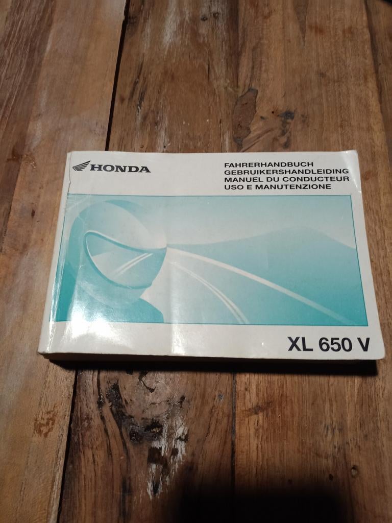 Honda XL 650 V Gebruikershandleiding, Ophalen of Verzenden