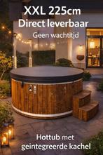 225cm Hottub met geintegreerde kachel (XXL), Tuin en Terras, Ophalen, Nieuw, Trap