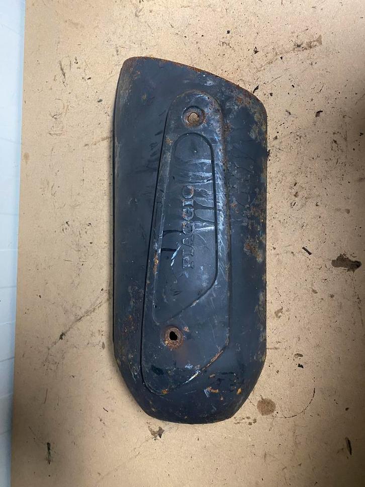 Piaggio skr tph sk01 uitlaat hitteschild 125cc 180cc, Motoren, Tuning en Styling, Ophalen of Verzenden