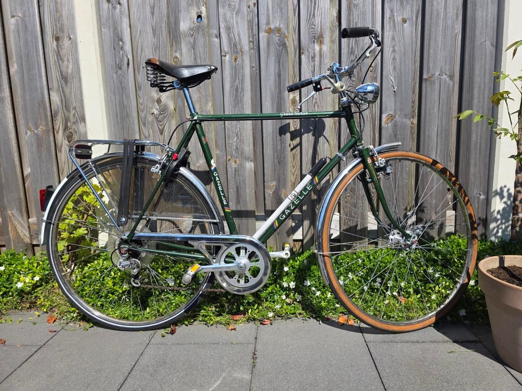 Gazelle Grand Tourist - Vintage fiets, Ophalen, Gebruikt, Velgrem, Versnellingen