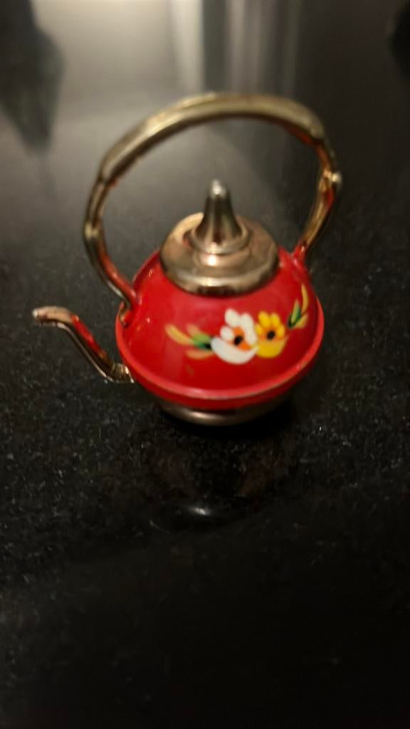 Theepot en pan, Ophalen of Verzenden, Zo goed als nieuw, Gebruiksvoorwerp