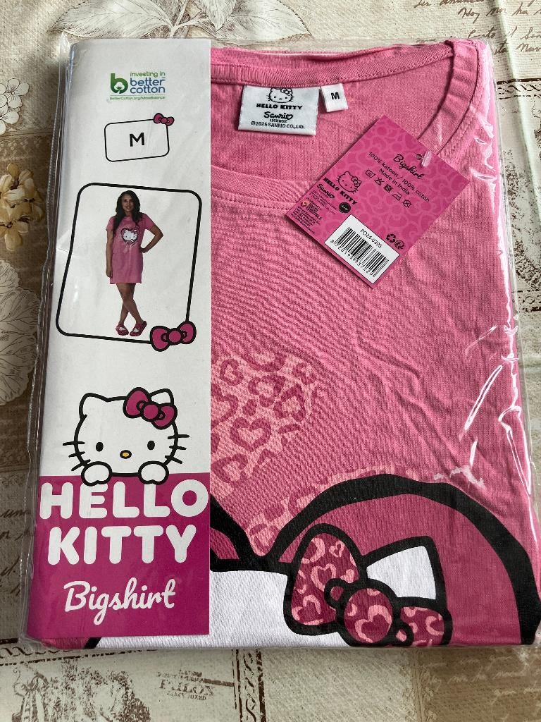 Nieuw hello Kitty bigshirt - maat M, Ophalen of Verzenden, Nieuw