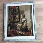 Brieflezend meisje . Johannes Vermeer Vintage ., Ophalen of Verzenden, Zo goed als nieuw