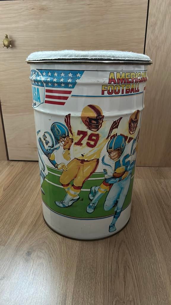 45 cm hoge leuke ton te koop, Verzamelen, Blikken, Ophalen of Verzenden, Zo goed als nieuw, Overige