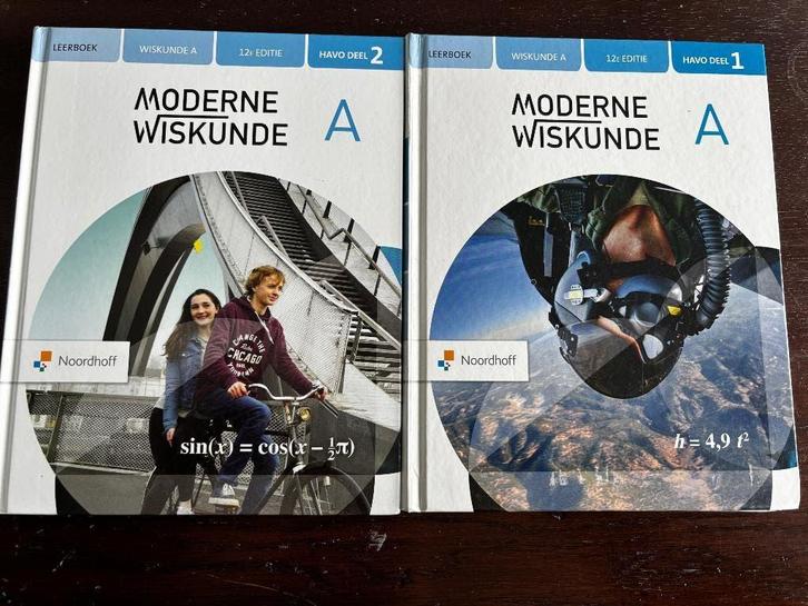 Moderne Wiskunde boeken + antwoordboeken, Boeken, Studieboeken en Cursussen, Zo goed als nieuw, Overige niveaus, Beta, Verzenden