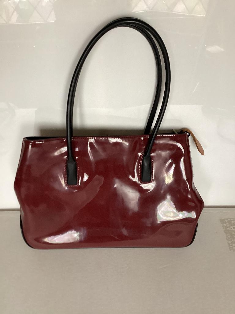 David Jones Bordeaux rode handtas, Ophalen of Verzenden, Gebruikt, Rood, Handtas