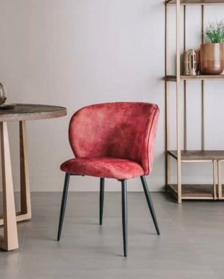 Stoel Perano  Dark Peach, Huis en Inrichting, Stoelen, Overige kleuren, Nieuw, Ophalen of Verzenden, Vier