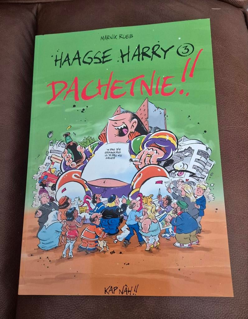 Haagse Harry 3 stripboek - Dachetnie!! .. door Marnix Rueb, Eén stripboek, Ophalen, Gelezen