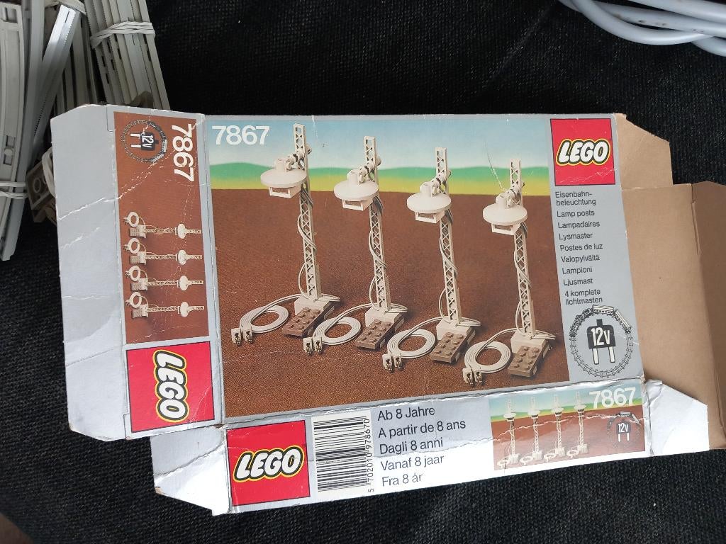 Lego 12v trein 7725 travo 7867, Ophalen of Verzenden, Gebruikt, Lego