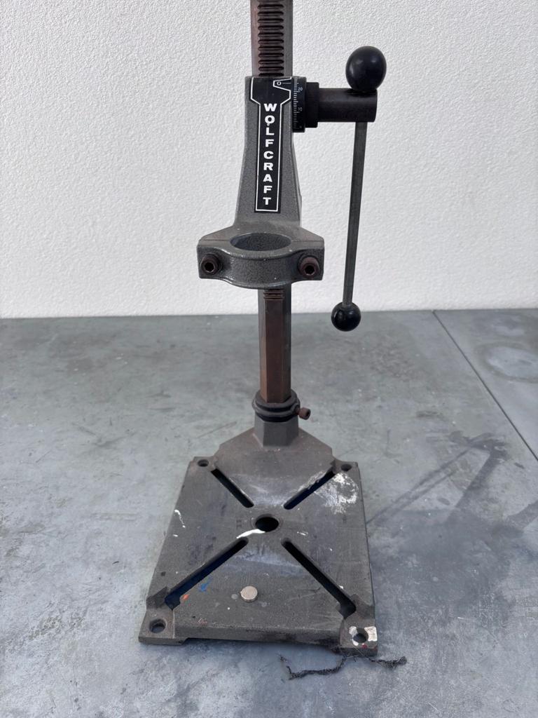 Wolfcraft Boorstandaard voor Boormachine - Gebruikt, Doe-het-zelf en Verbouw, Ophalen, Gebruikt, Overige typen