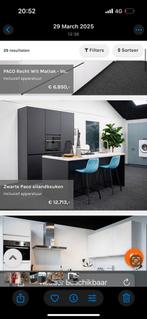 Nieuwe Zwarte Eilandkeuken - BORA & Whirlpool - Direct!, Ophalen, Zwart, Overige typen, Nieuw