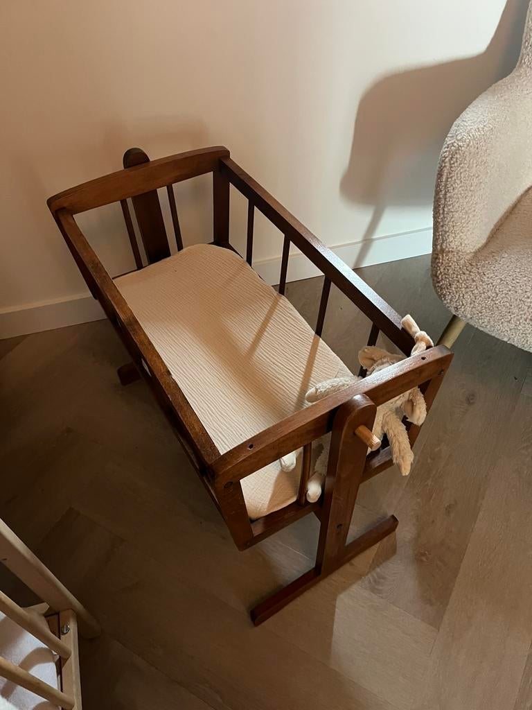 Vintage poppen wiegje, Antiek en Kunst, Ophalen