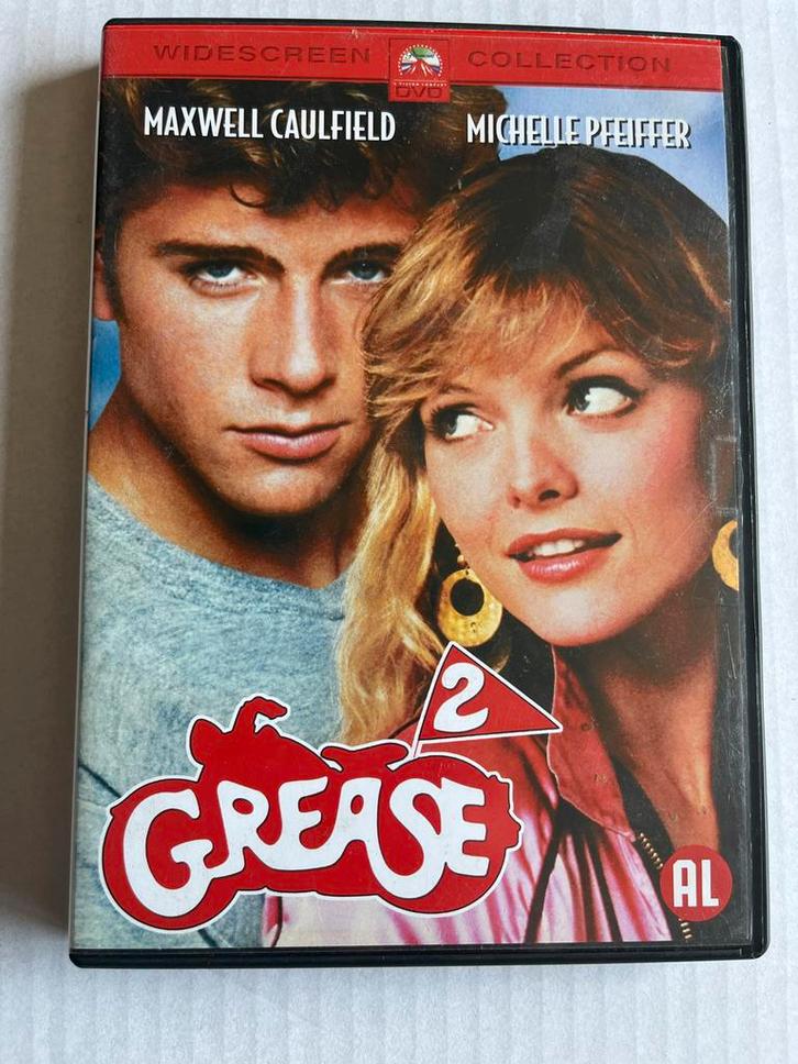 Grease 2 DVD - Musical Film met Maxwell Caulfield, Cd's en Dvd's, Dvd's | Overige Dvd's, Gebruikt, Alle leeftijden, Ophalen of Verzenden