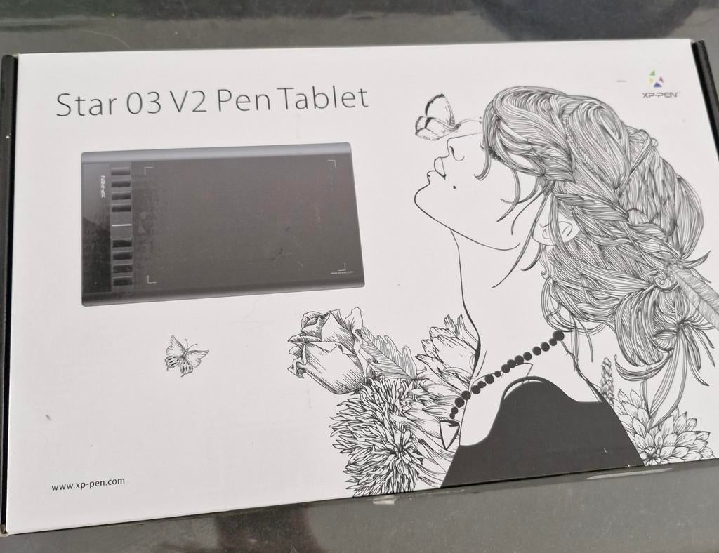 XP-Pen Star 03 V2 Pen Tablet - Tekenen op PC, Ophalen of Verzenden, Gebruikt, Bedraad