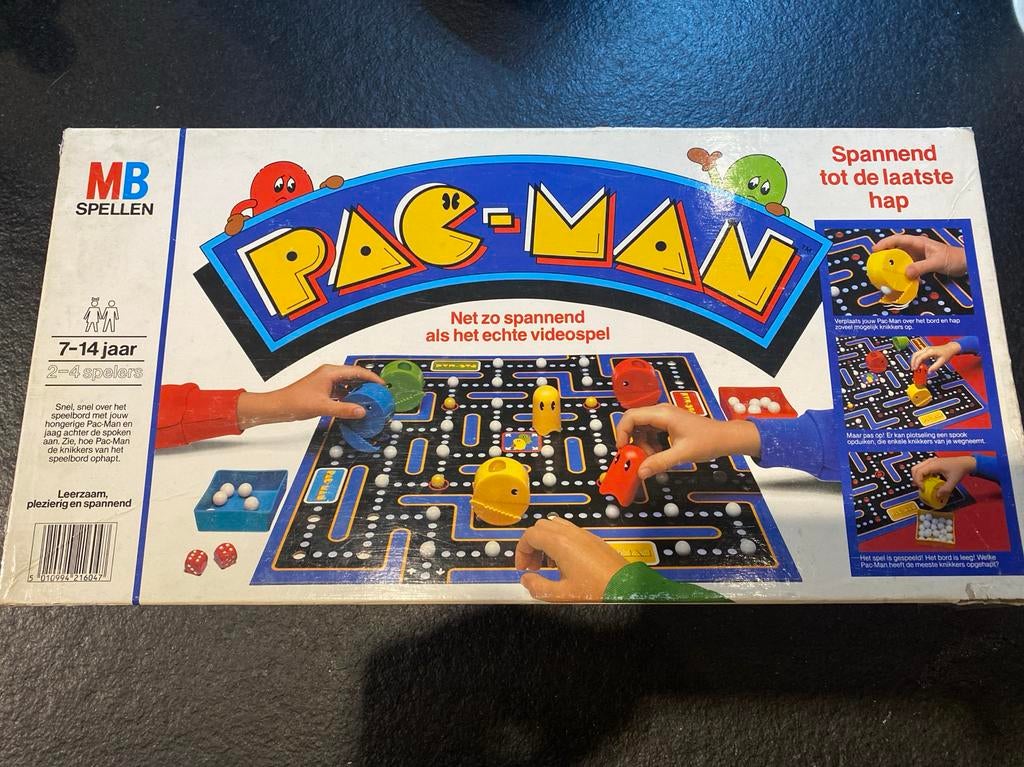 Vintage MB Games Pac-Man Bordspel (1980/1982), 5-37-8 Shiba, Minato-ku, Tokyo 108-0014, Japan, Gebruikt, Customerservice@bntca.com