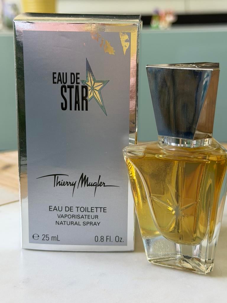 Vintage Thierry Mugler Eau de Star 25ml eau de toilette, Verzamelen, Ophalen of Verzenden, Zo goed als nieuw, Parfumfles