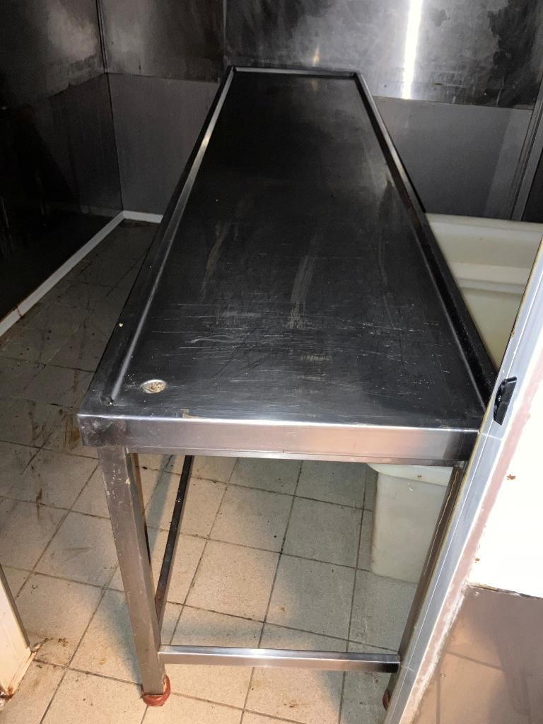 2 werkbanken werktafels tafel zout- & pekelbestendig, Ophalen