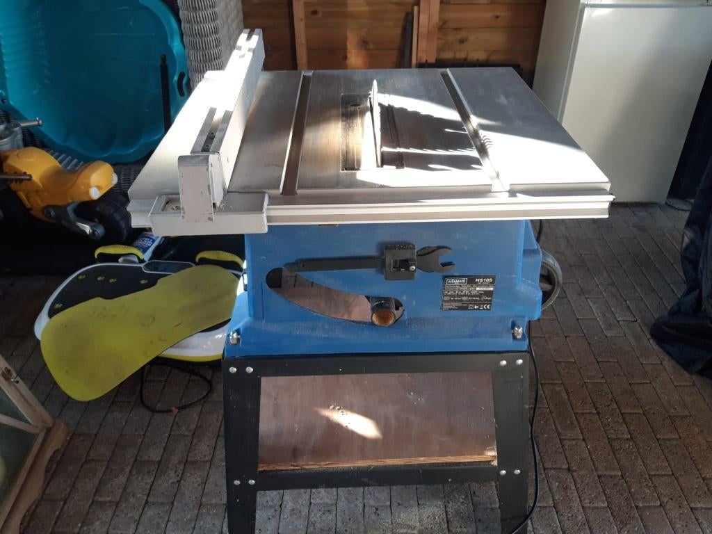 Zaagtafel Scheppach, Ophalen, Gebruikt, Cirkelzaag, 1200 watt of meer