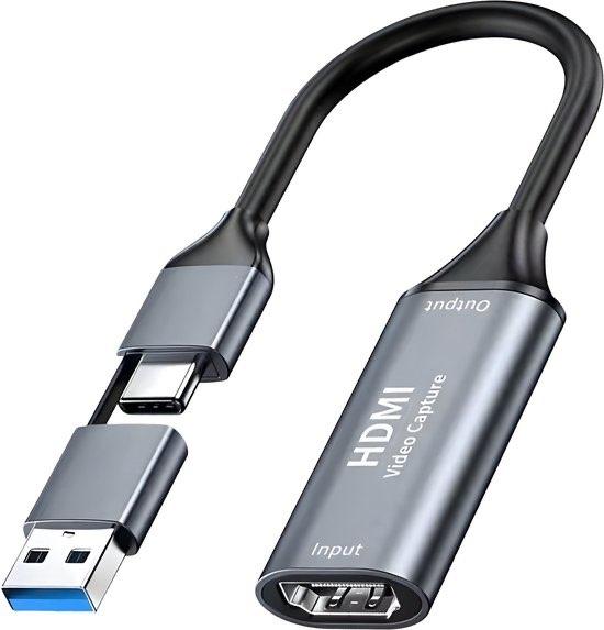 HDMI naar USB-A / USB-C - Cam Link - Video Grabber - 1080P, Audio, Tv en Foto, Converters, Verzenden, Nieuw