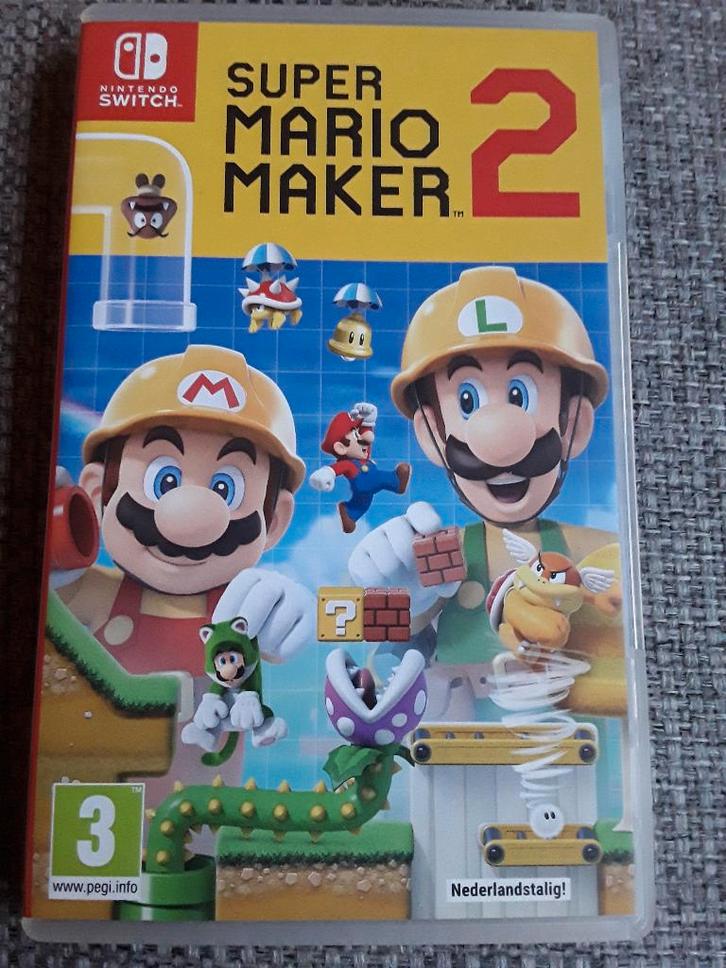Nintendo Switch Game Super Mario Maker 2, Spelcomputers en Games, Games | Nintendo Switch, Zo goed als nieuw, Avontuur en Actie