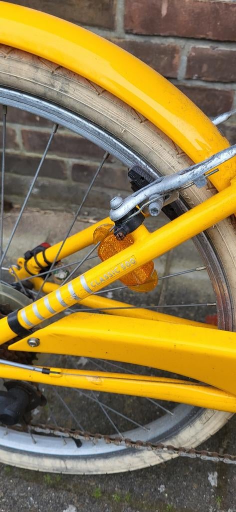 Gele meisjesfiets 24 inch, Fietsen en Brommers, Fietsen | Meisjes, Ophalen of Verzenden, Gebruikt, 24 inch