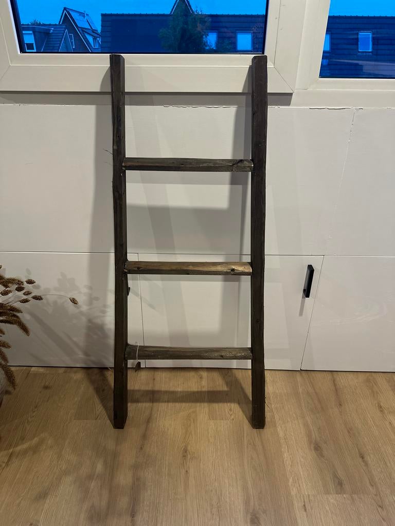 Houten decoratieve ladder Long Island Living, Ophalen, Zo goed als nieuw, Bruin, Hout