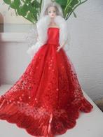 barbie Gala jurk pailletten rood incl stola nieuw, Kinderen en Baby's, Speelgoed | Poppen, Ophalen of Verzenden, Nieuw, Barbie