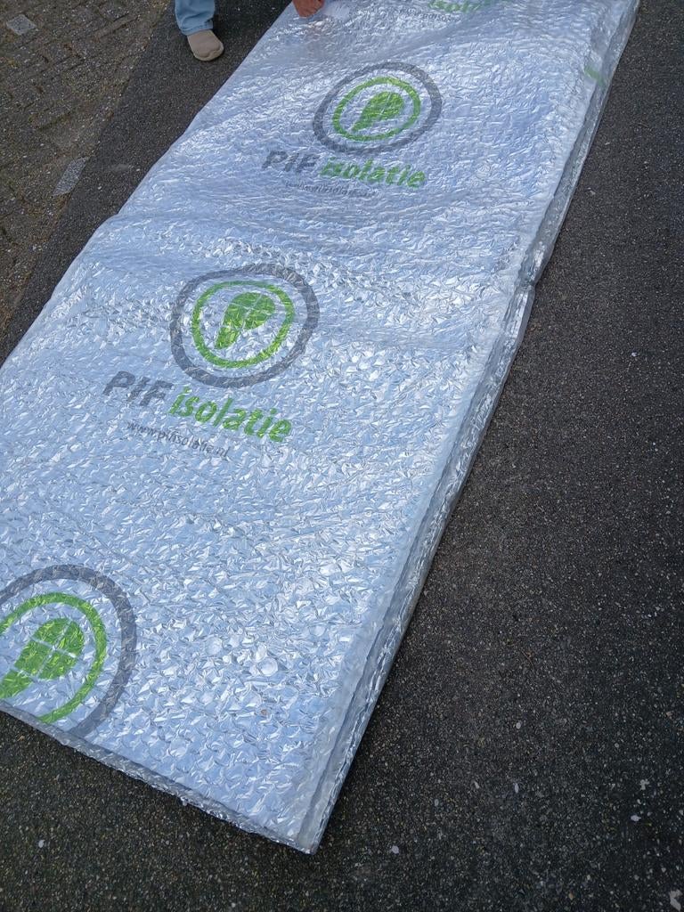 Pif isolatie  folie  6cm, Doe-het-zelf en Verbouw, Isolatie en Afdichting, Ophalen, 4 tot 8 cm, Nieuw, 15 m² of meer