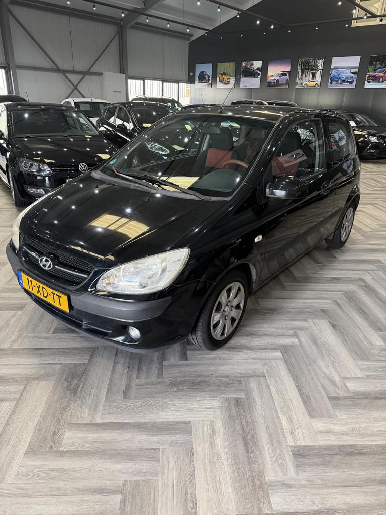 Hyundai Getz 1.4i Active Joy, 4 cilinders, Zwart, Origineel Nederlands, Handgeschakeld