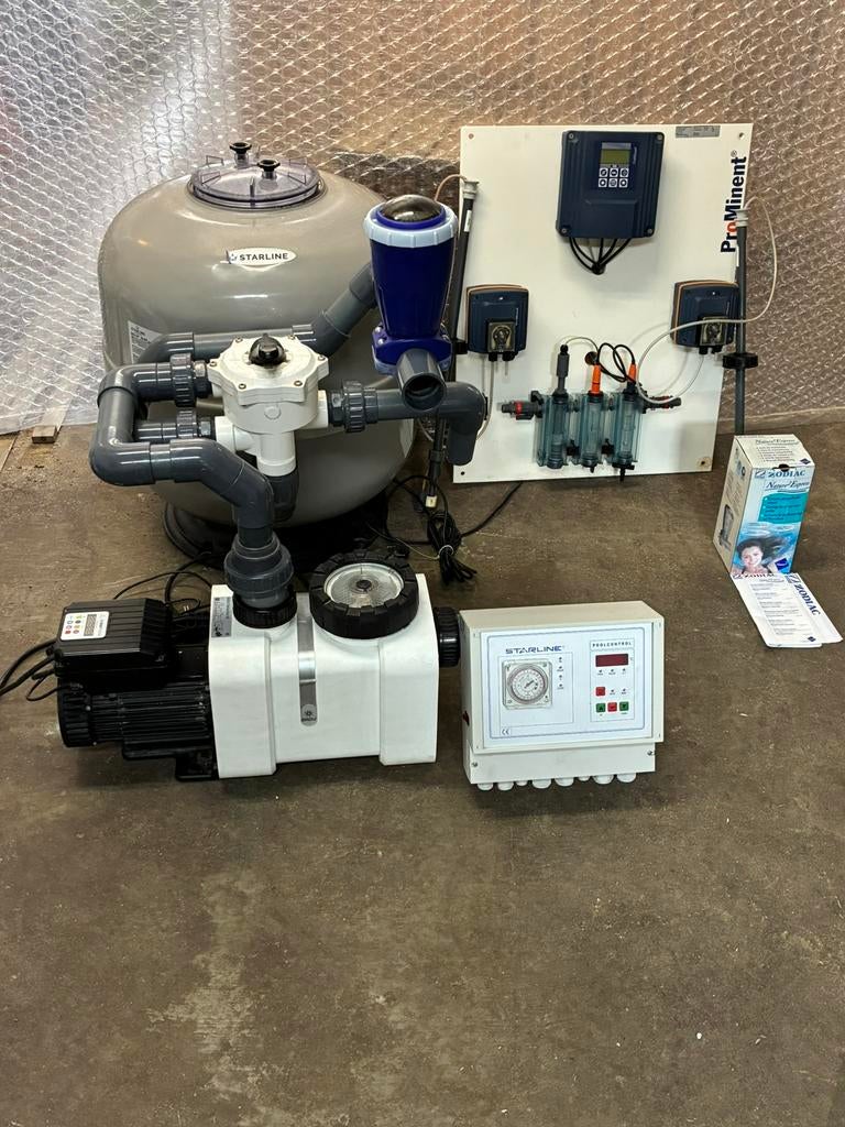 Complete zwembadset van het merk starline., Tuin en Terras, Zwembad-toebehoren, Ophalen, Zo goed als nieuw