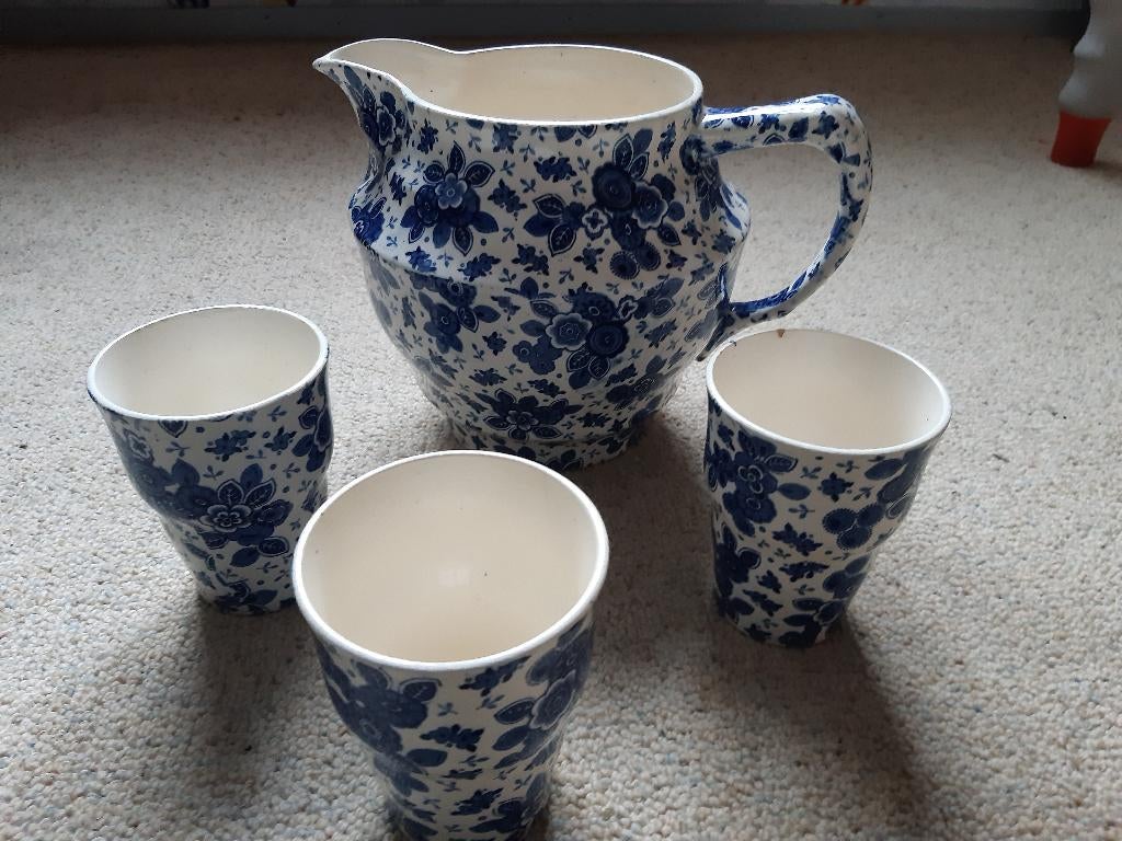 Beatrix Melkkan met 3 bekers (gaaf), Ophalen, Overige materialen, Gebruikt, Overige typen