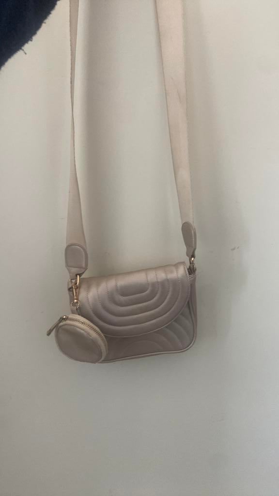 Tasje, Ophalen of Verzenden, Nieuw, Beige, Handtas