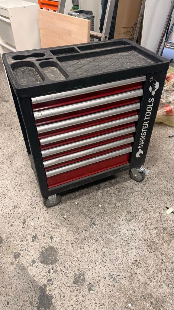 Manster tools gereedschapwagen gevuld, Doe-het-zelf en Verbouw, Gereedschap | Handgereedschap, Gebruikt, Ophalen of Verzenden