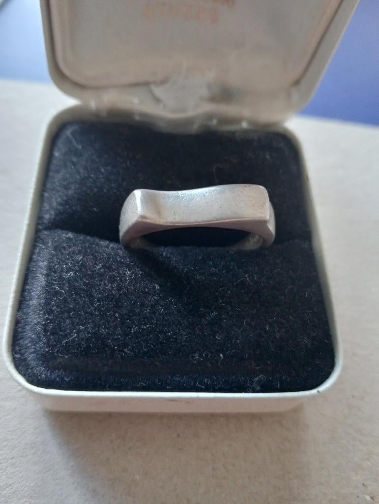 Zilveren ring met Juweliers Keur 925, Ophalen of Verzenden, Zo goed als nieuw, 17 tot 18, Dame of Heer