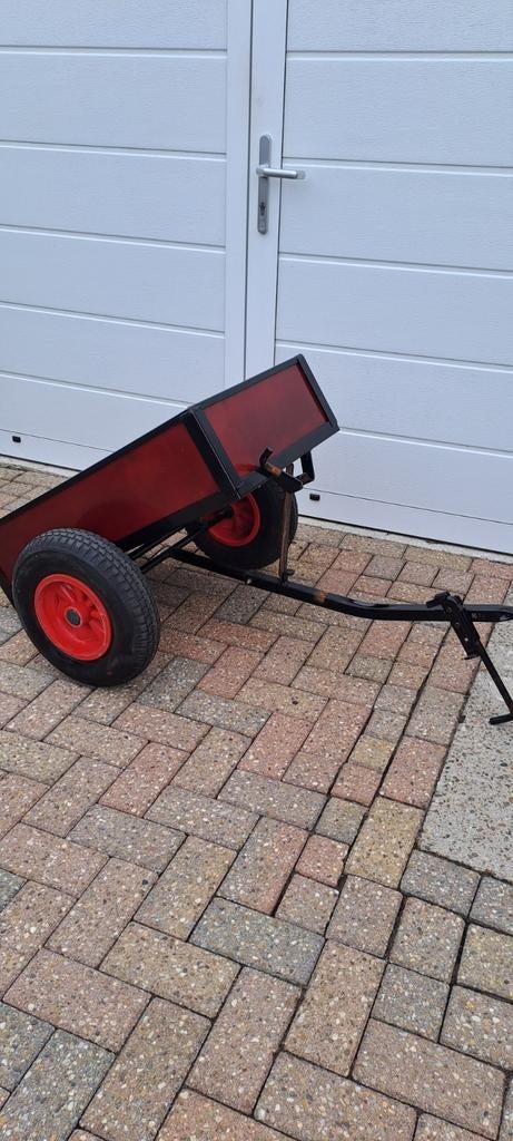 Aanhanger skelter kiepkar berg mammoet, Ophalen, Gebruikt, Overige merken