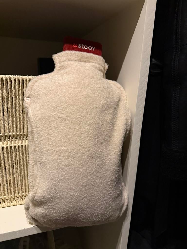 Stoov Homey XL Pro S3 elektrische kruik, Ophalen, Zo goed als nieuw, Beige, Vierkant