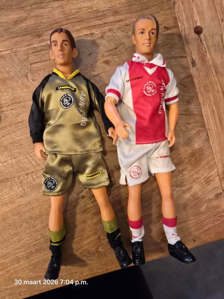Ajax poppen, van der sar en witschge, Ophalen of Verzenden, Zo goed als nieuw, Ajax