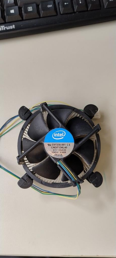 Intel heatsink ventilator PC, Ophalen of Verzenden, Luchtkoeling