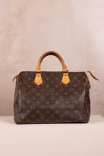 Louis Vuitton Speedy 35 monogram, Ophalen of Verzenden, Gebruikt, Bruin, Handtas