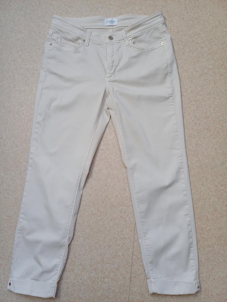 Ecru kleurige Cambio broek maat 42., Kleding | Dames, Spijkerbroeken en Jeans, Ophalen of Verzenden, W33 - W36 (confectie 42/44)
