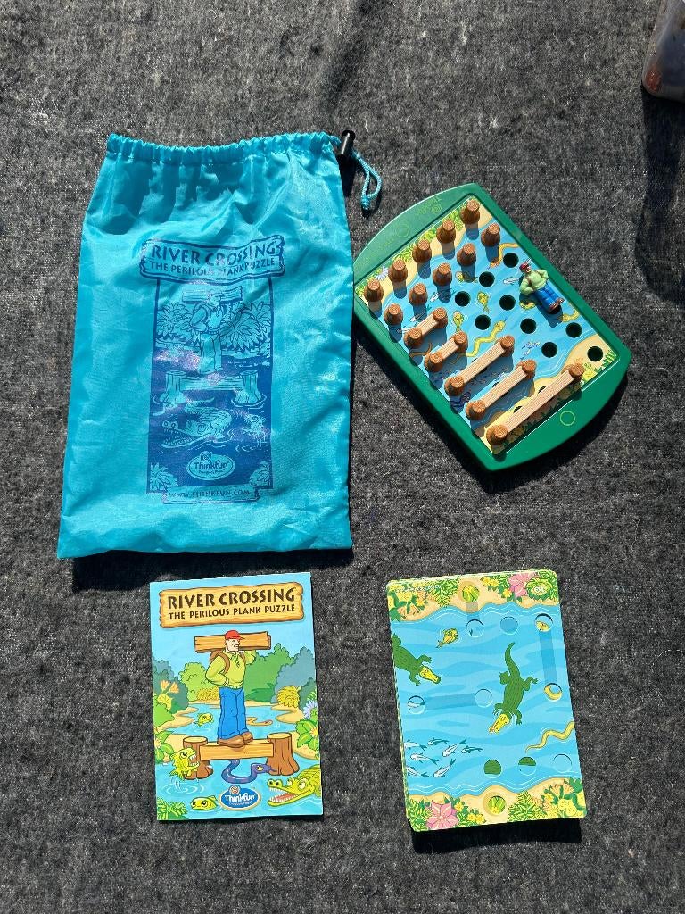River Crossing: The Perilous Plank Puzzle, Een of twee spelers, Ophalen, Zo goed als nieuw, Thinkfun