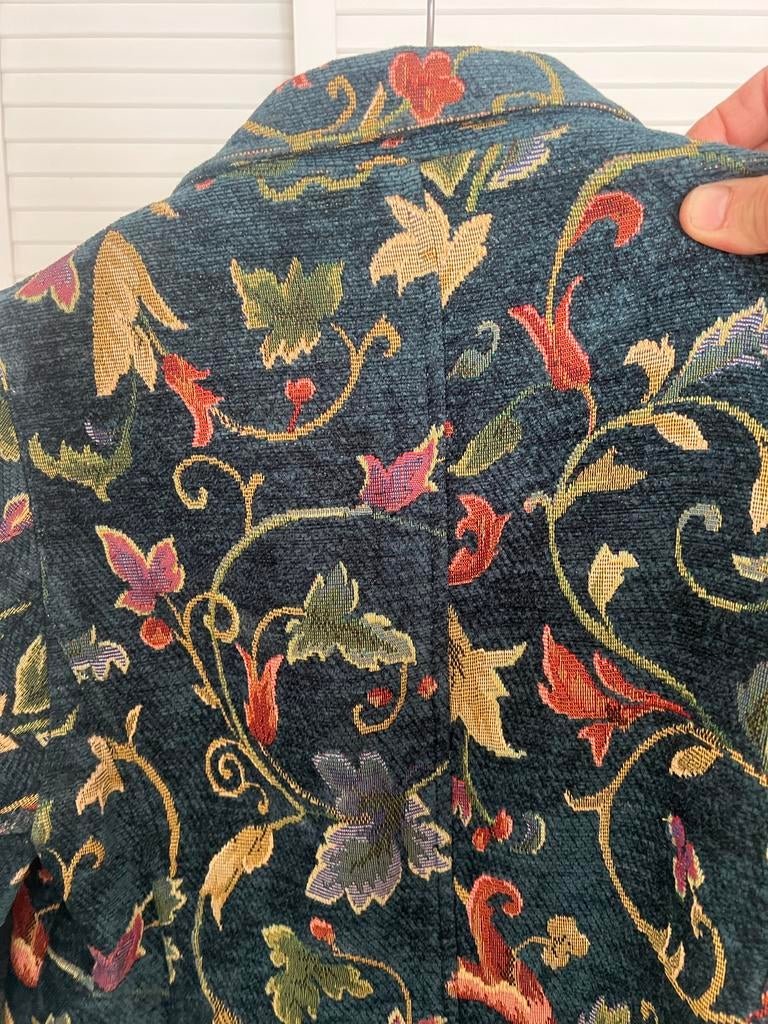 Vintage Velours Jasje Ibiza - Maat S, Kleding | Dames, Overige kleuren, Ophalen of Verzenden, Jasje, Maat 36 (S)