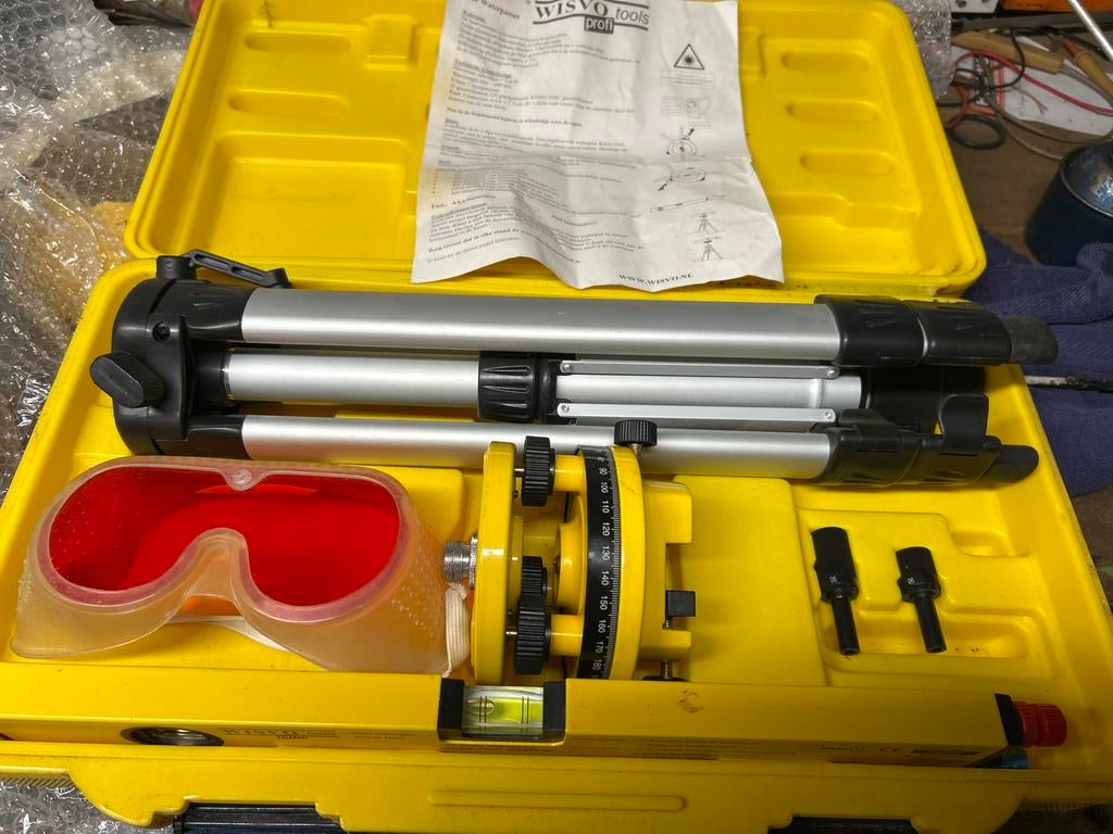 Wisvo tools profi laserwaterpas, Doe-het-zelf en Verbouw, Ophalen, Gebruikt, Overige meters