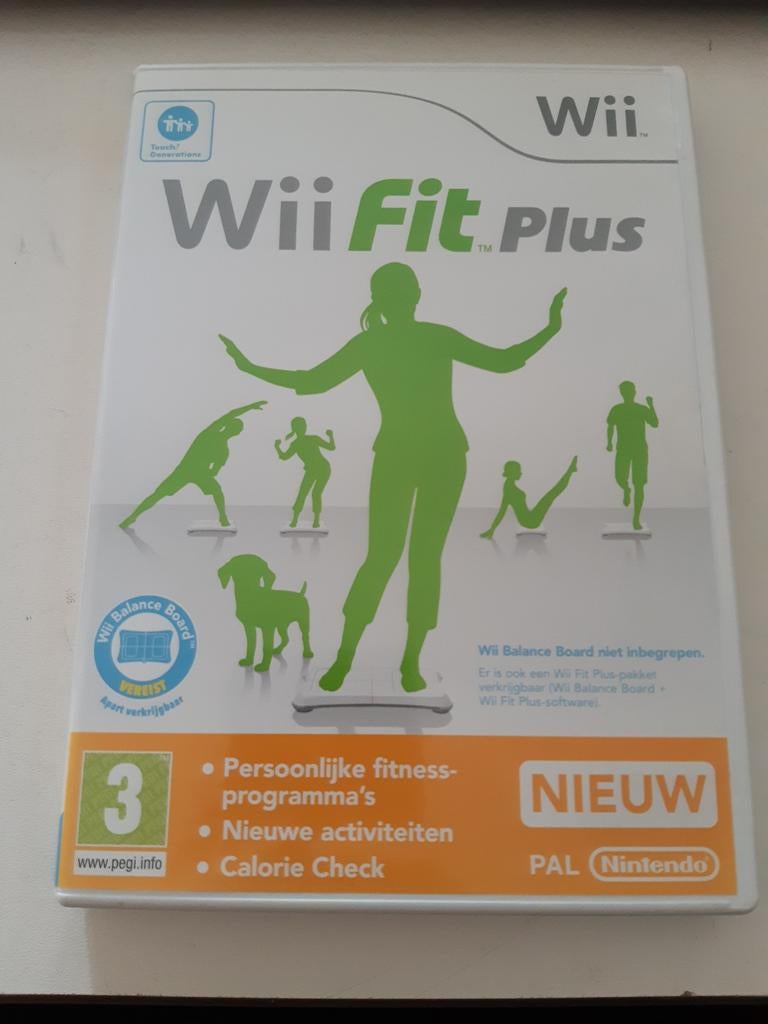 Wii Fit Plus (zonder balanceboard), Ophalen of Verzenden, Gebruikt