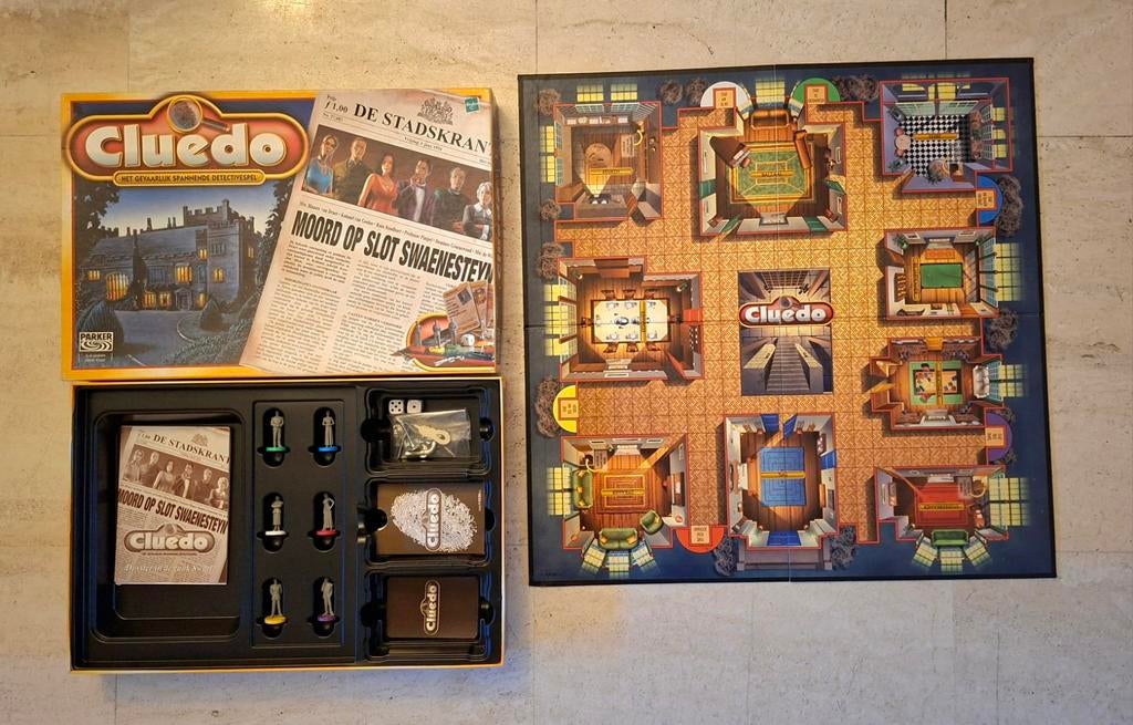 Cluedo spel compleet, Ophalen of Verzenden, Zo goed als nieuw