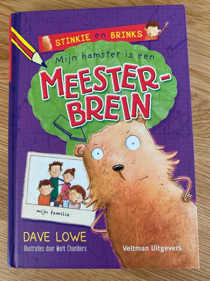 Stinkie en Brinks: Mijn hamster is een Meesterbrein - Kinder, Boeken, Kinderboeken | Jeugd | onder 10 jaar, Zo goed als nieuw